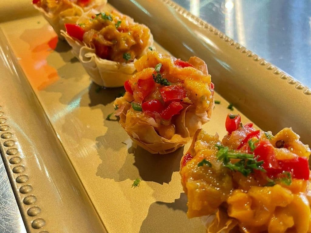 Sweet Mango Phyllo Bites