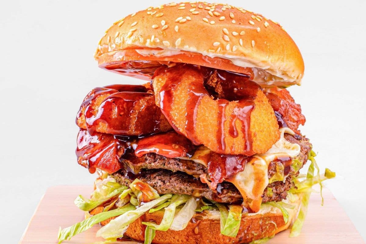 Double Bbq Backyard Burger Combo
