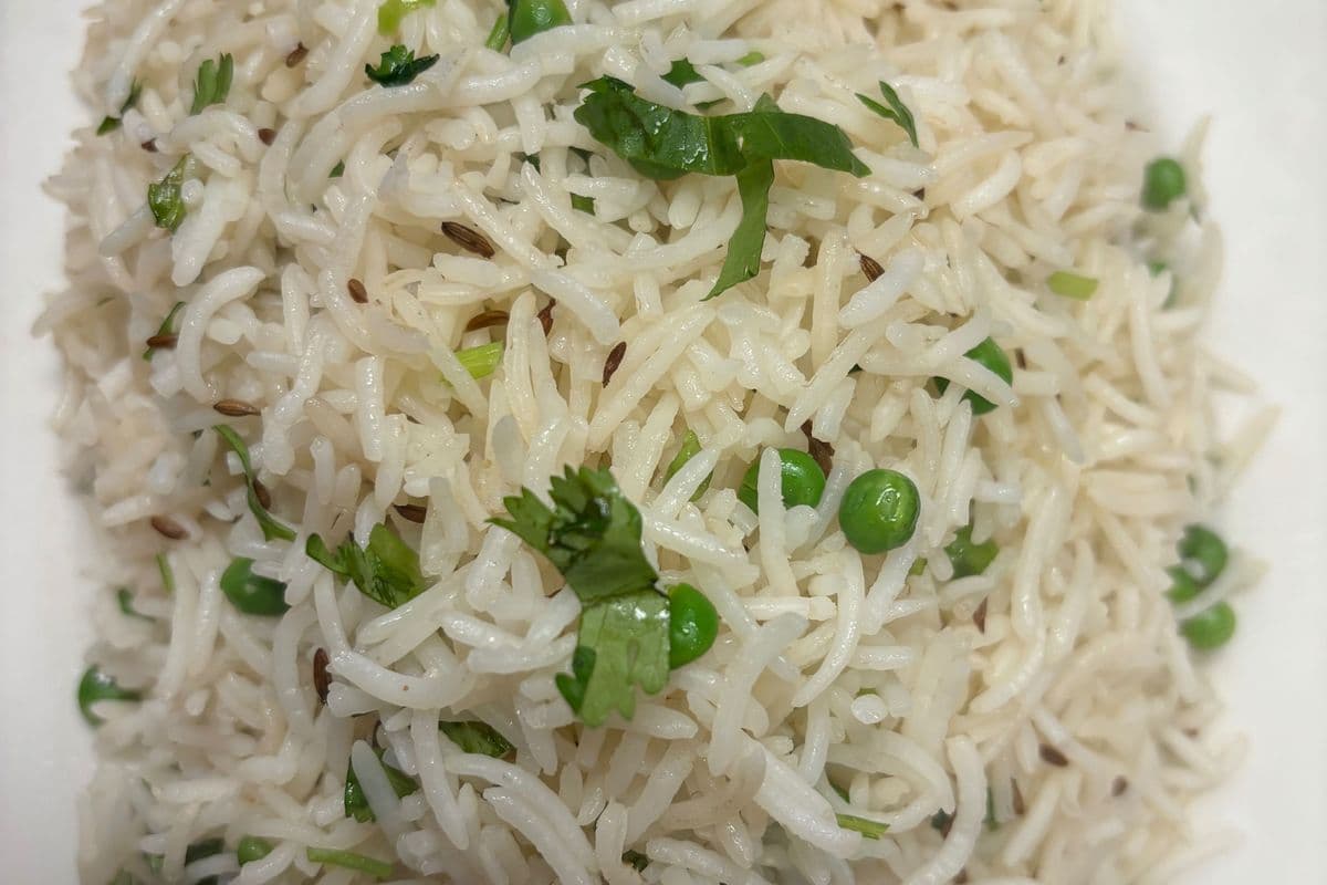 Mutter pulao rice