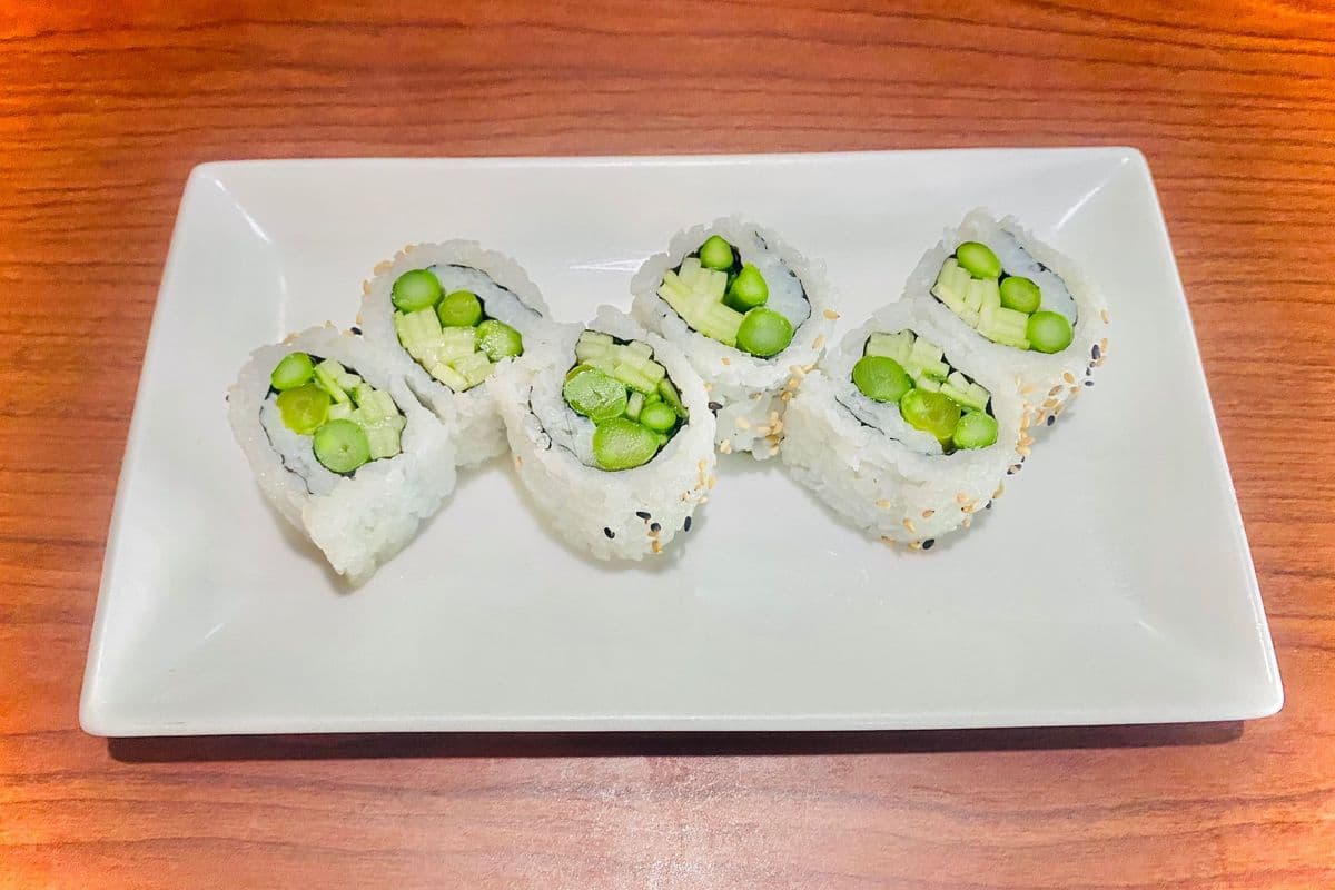 Asparagus and Cucumber Roll
