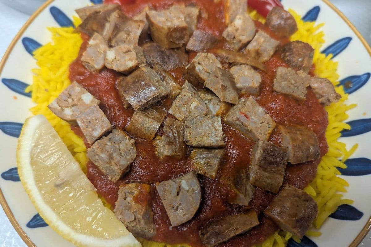 Saucisse Italienne au riz / Italian sausage with rice