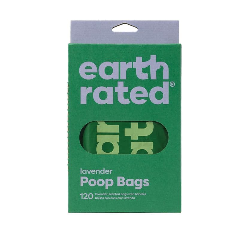 Earth Rated Poop Bags With Handle 120 Pack