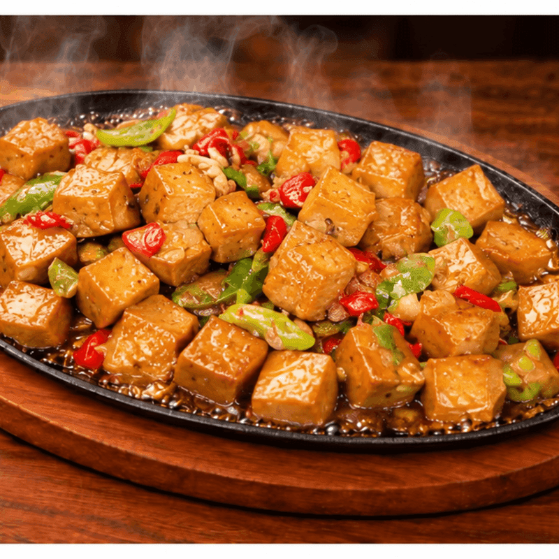 Sizzling Tofu & Mushroom