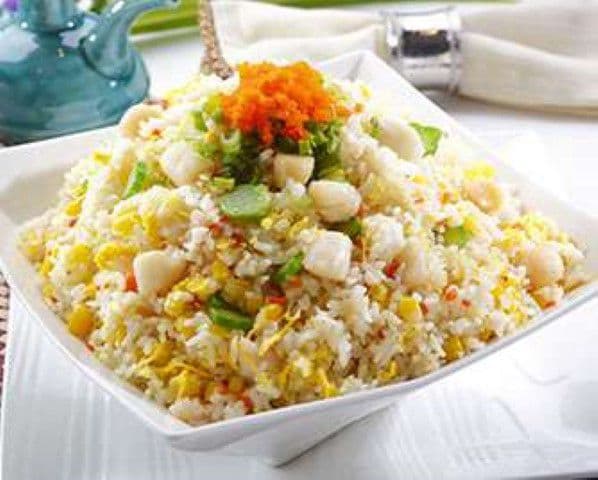 Seafood and Golden Corn Fried Rice 金粟海鮮炒飯