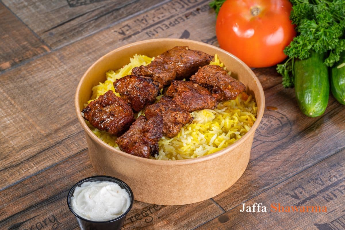 Lamb Kebab Rice Bowl