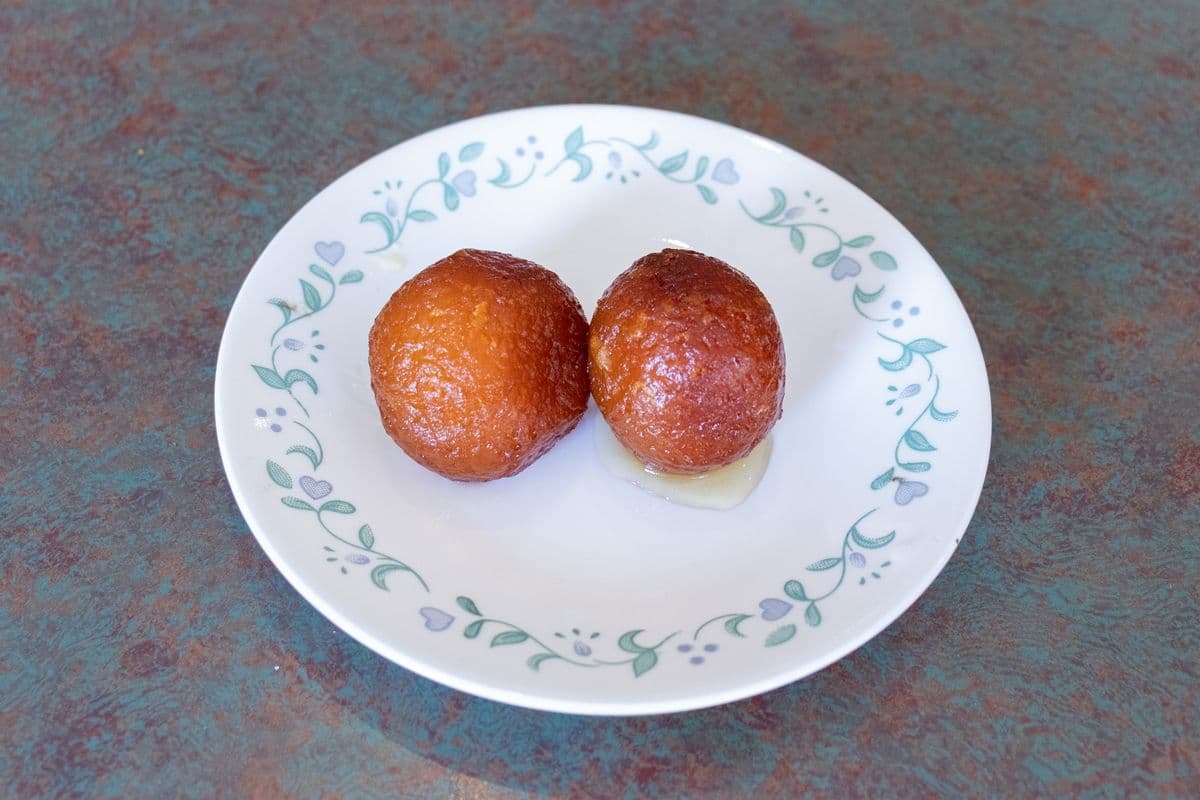 1. Gulab Jamun (2 pc)