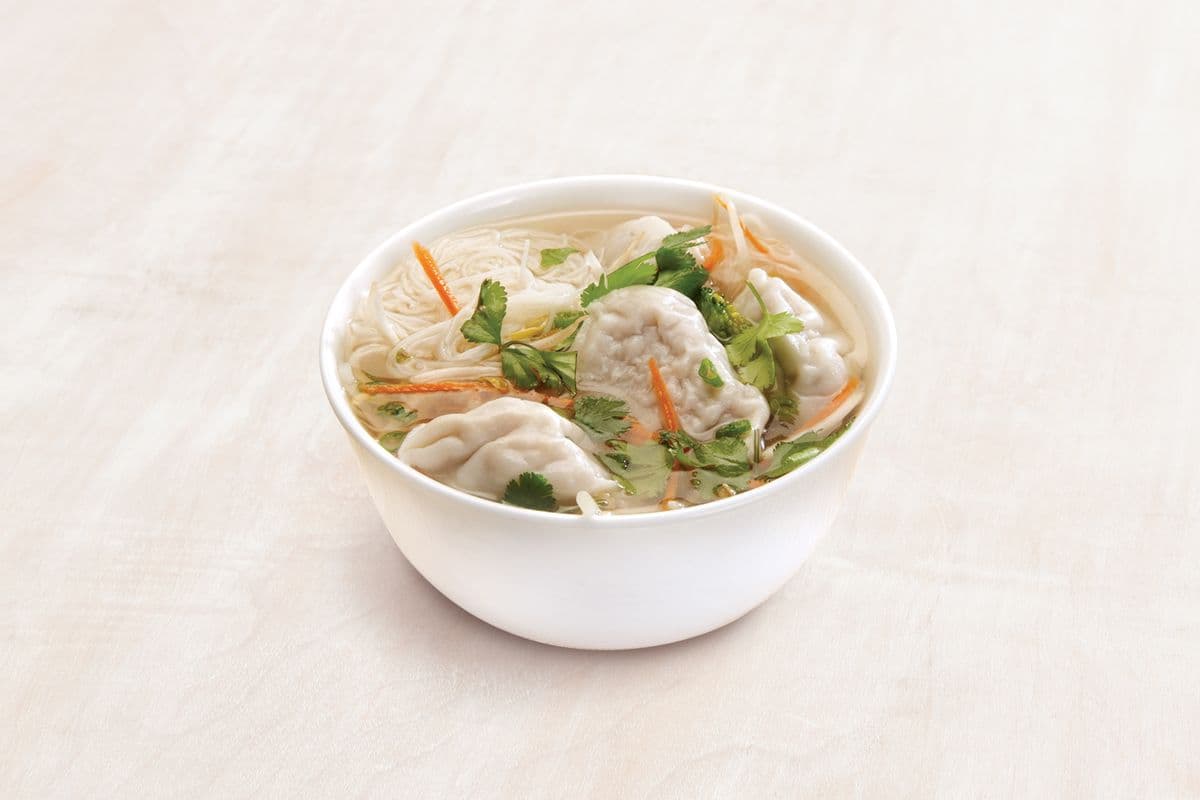 Soupe au dumplings de crevettes / Seafood Dumpling Soup