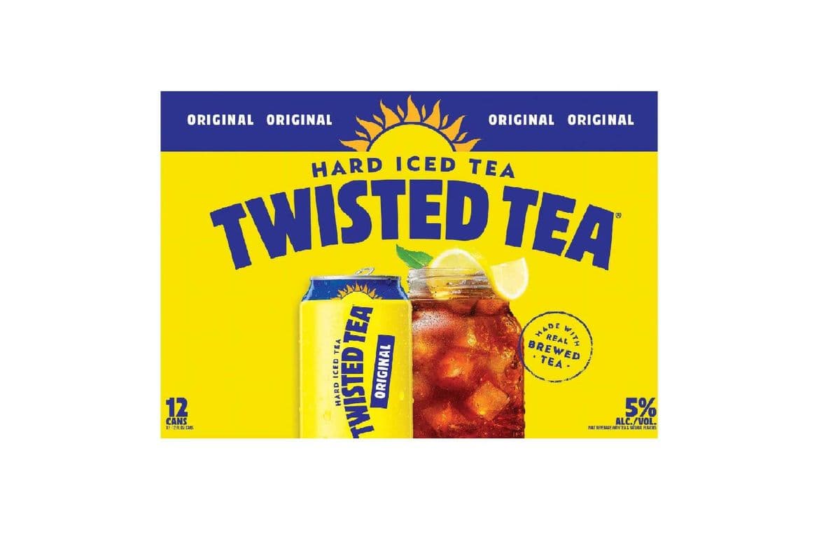Twisted Tea Original Hard Iced Tea Cans (12 x 355ml)