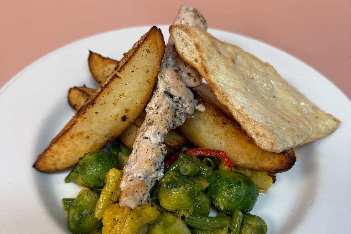Chicken Souvlaki Platter