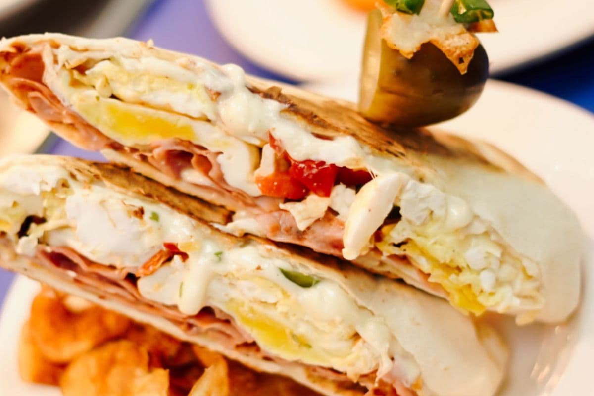 Ham, Egg, and Hot Pepper Panino