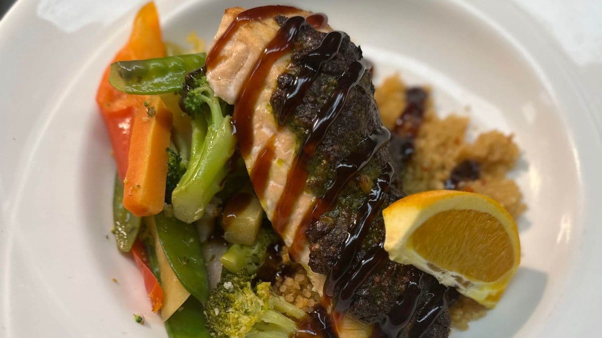 Cilantro Pesto Salmon