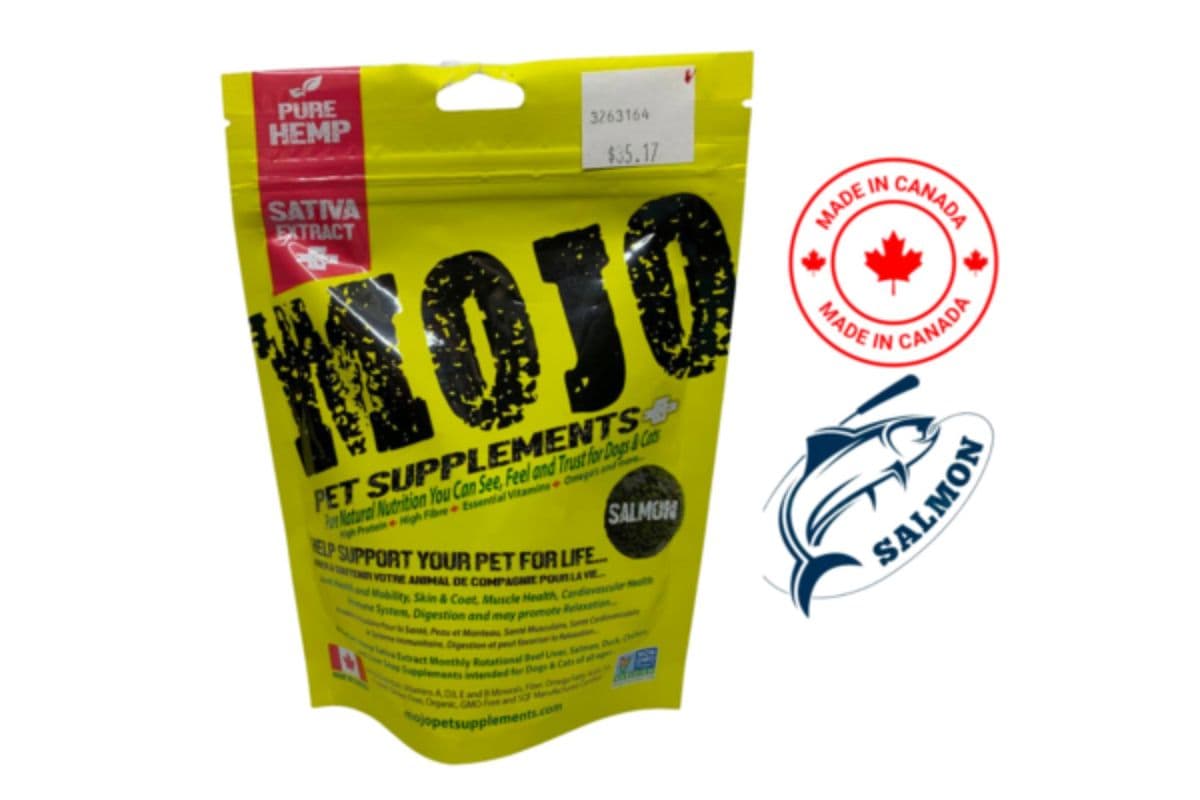 Mojo Pet Supplements with Hemp Salmon Flavoured Treats (138 g)