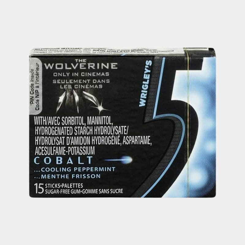 5 Gum Cobalt Peppermint Gum (15 Units)