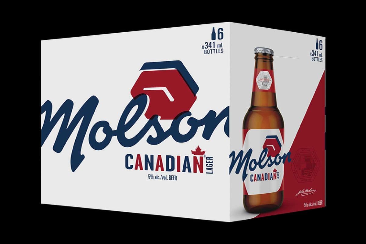 Molson Canadian Beer 6 Bottles (6 x 341ml)