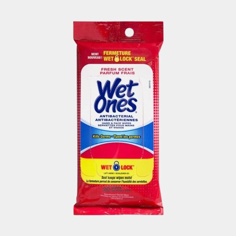 Wet Ones Antibacterial Travel Wipes (20 Ea)