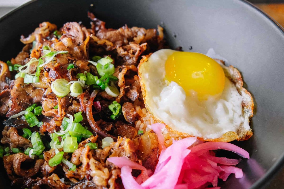 Umami Sliced Pork & Onion Rice Bowl