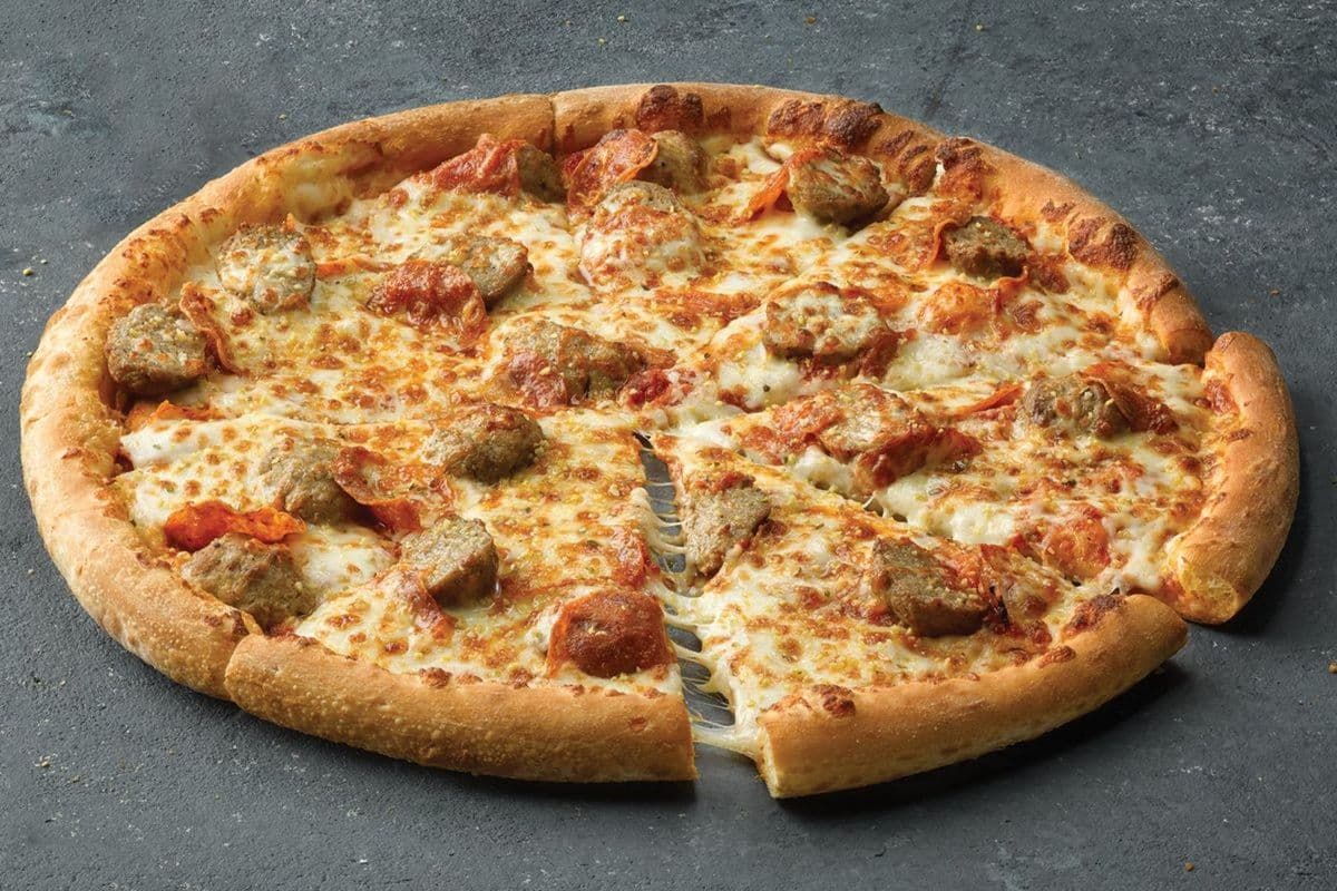 10" Petite pizza aux boulettes de viandes et pepperoni / Small 10" Meatball Pepperoni Pizza