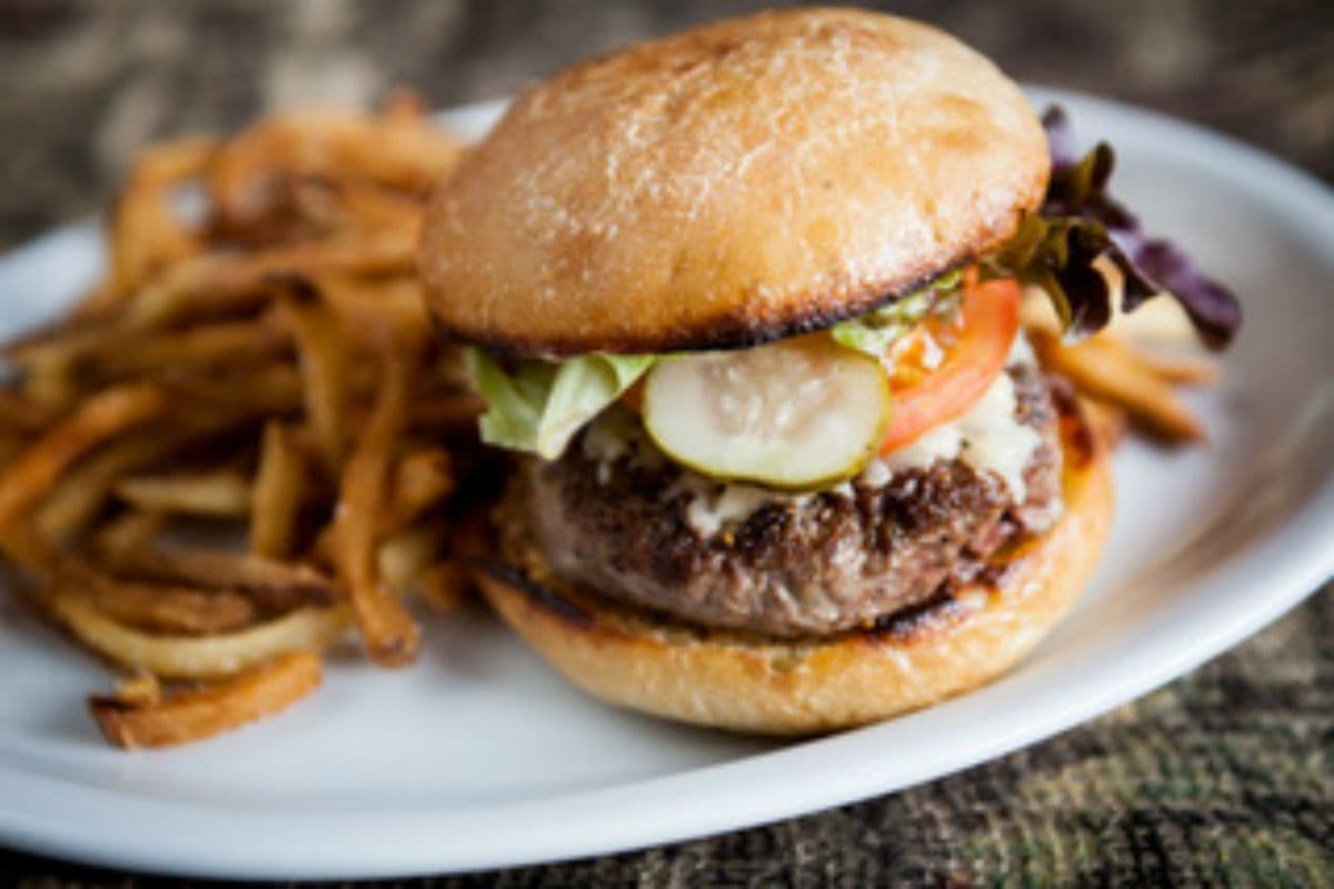 Game Burger and Fries