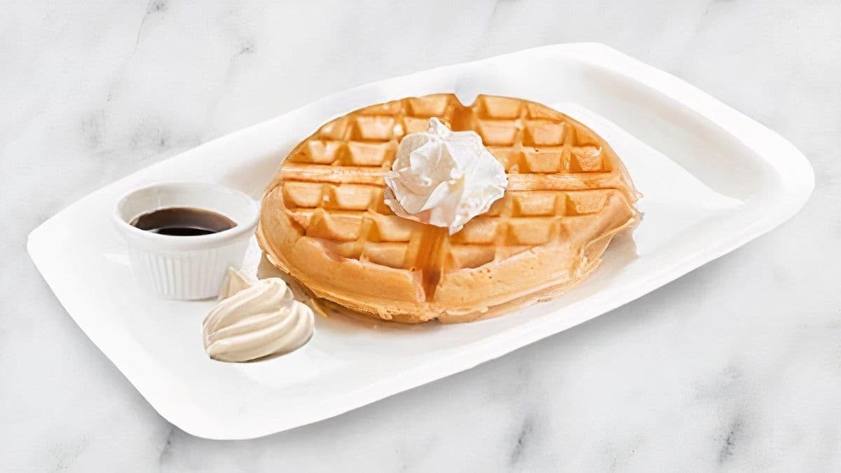 Traditional Golden Waffle