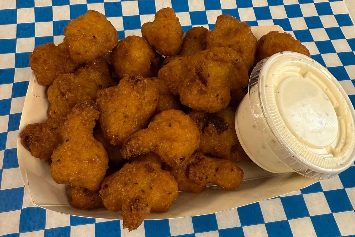 Golden Fried Cauliflower Bites