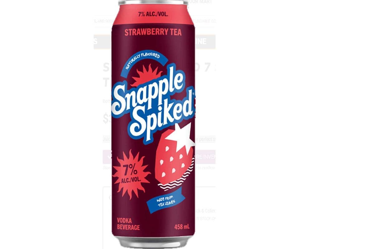 Snapple Spiked 7 Strawberry Tea (1 x 458 ml can)
