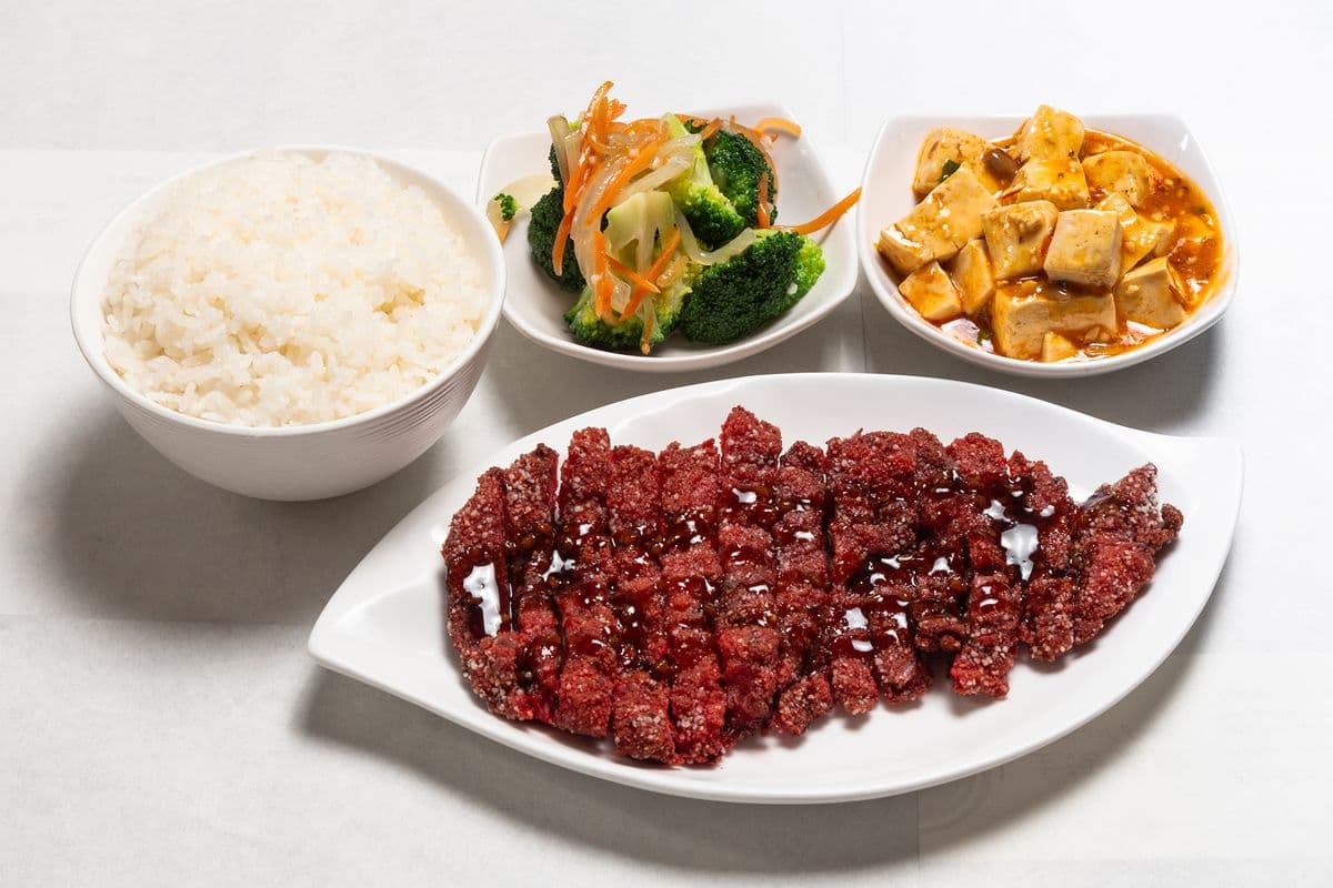 Fried Red-Fermented Pork with Rice