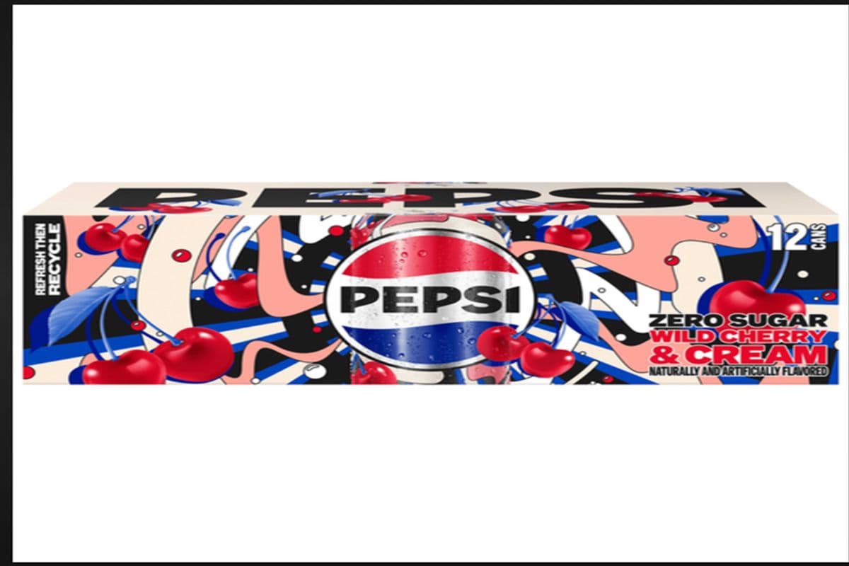 Pepsi wild cherry zero