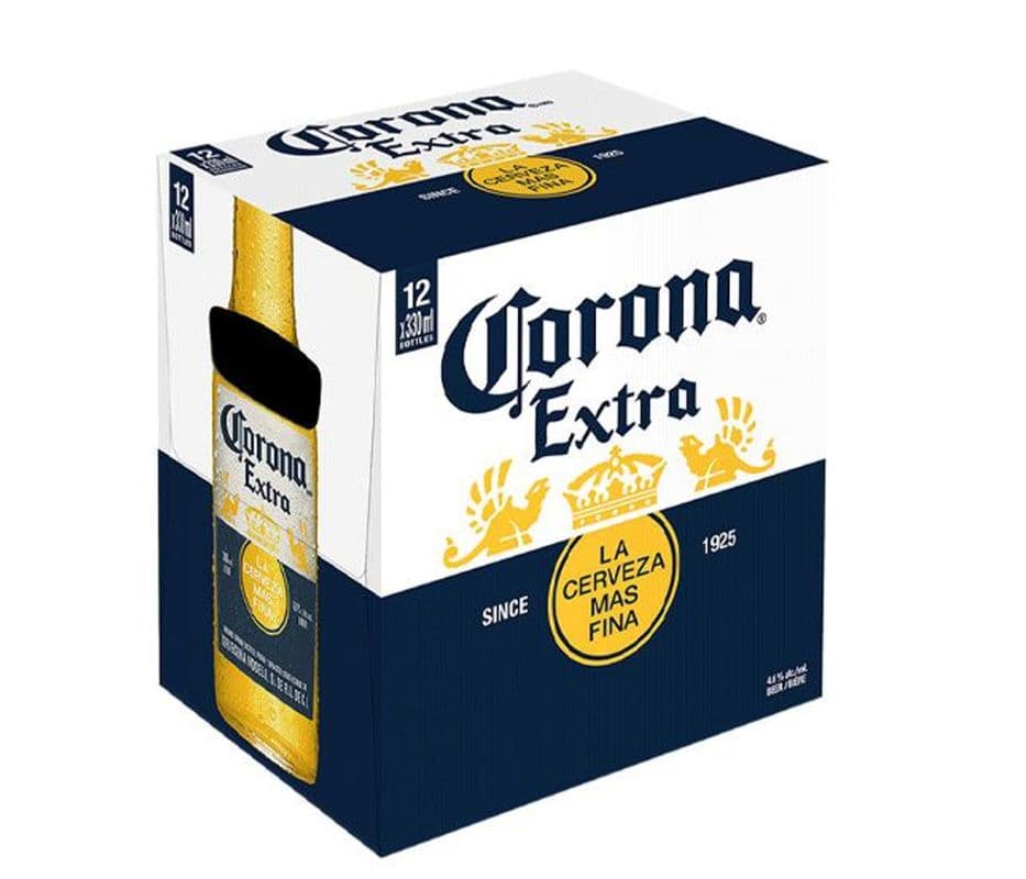 Corona Extra (12 x 330 ml Bottles)