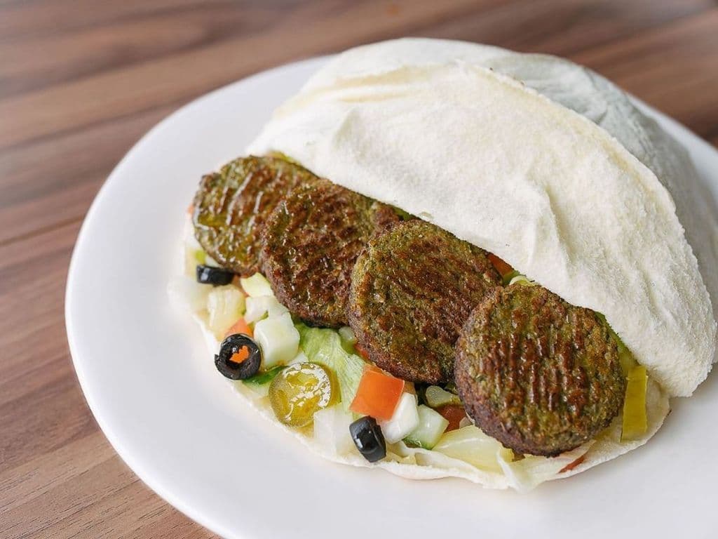 Small Falafel Pita Wrap- OO