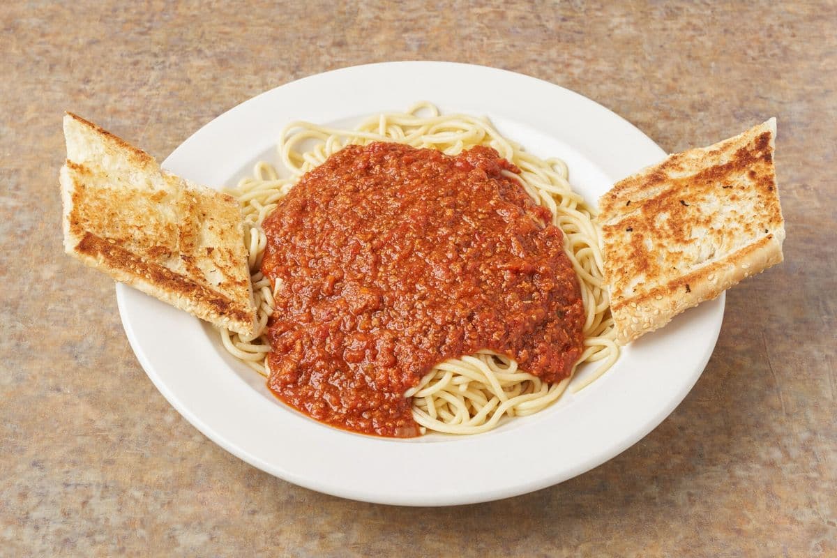 Spaghetti with Homemade Meat Sauce