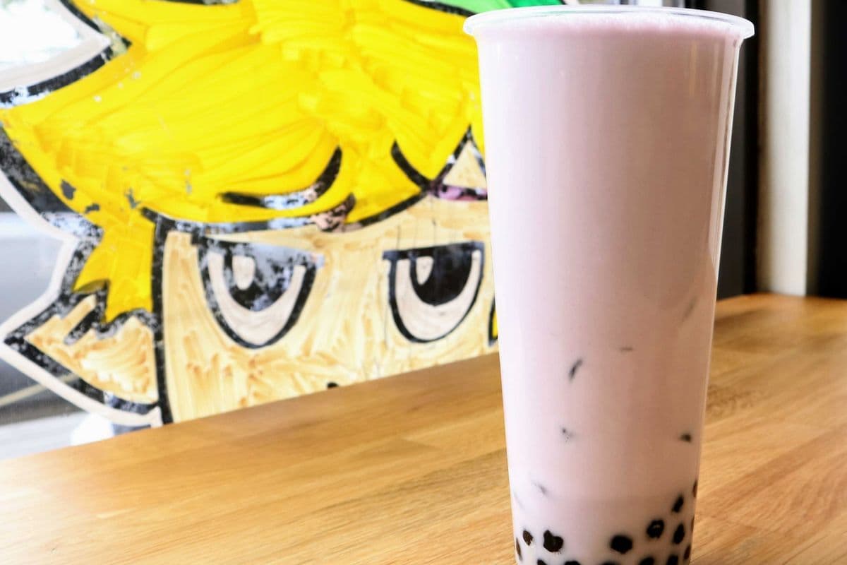 Foamy Taro Milk