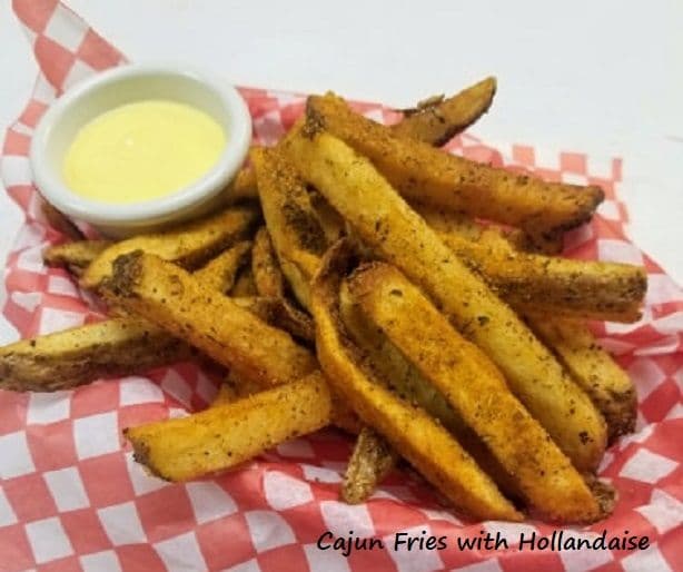 Cajun Fries with Hollandaise