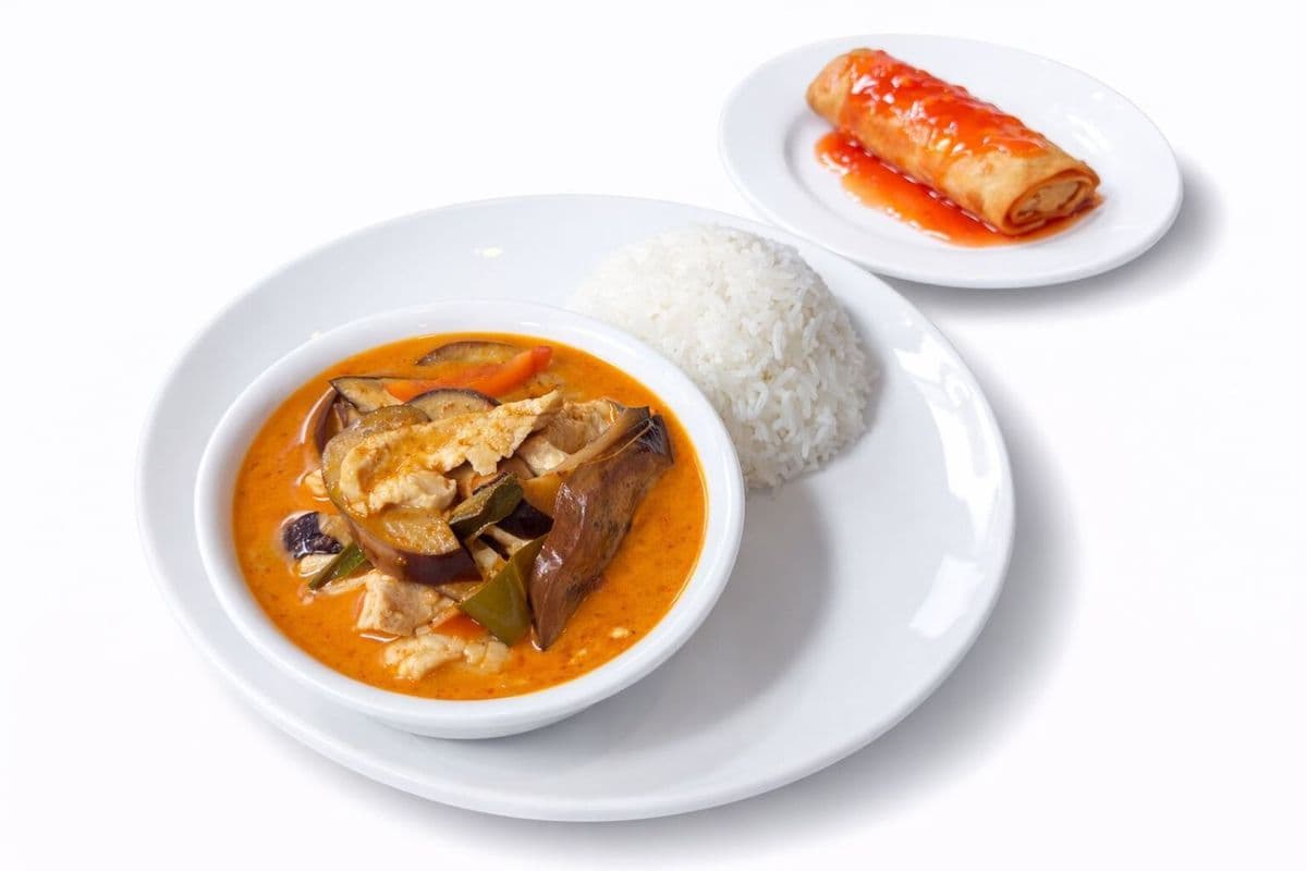 LC1 Kao Gang Dang (Red Curry Rice) combo