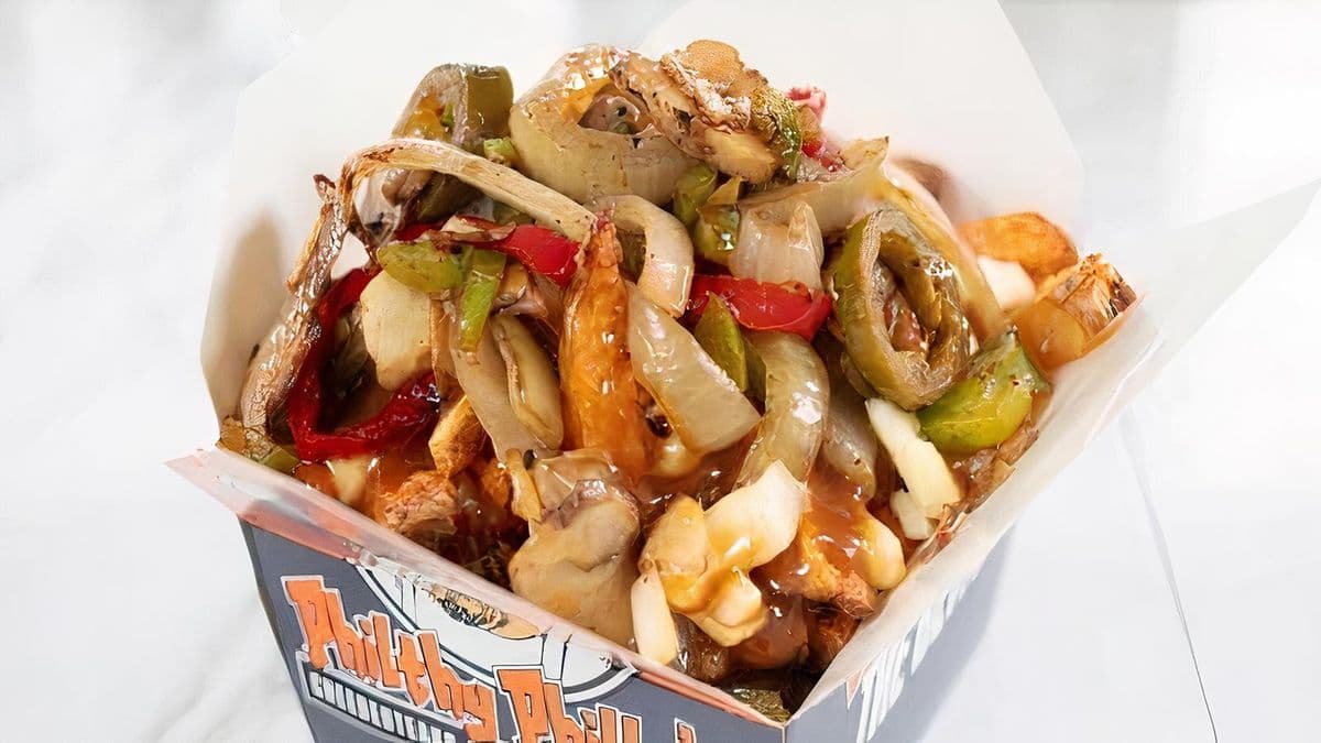 Greasy Veggie Poutine