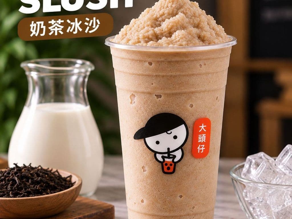 Milky Tea Slush (奶茶牛奶冰沙)