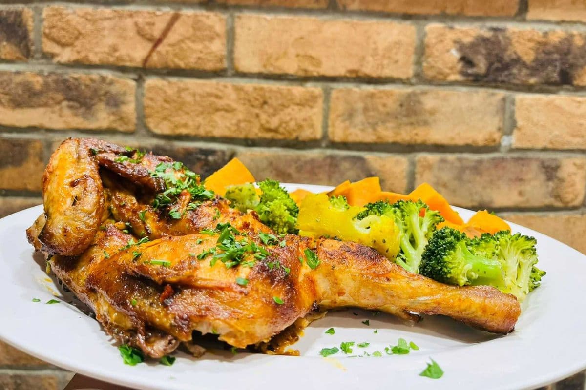 1/2 Oven Roasted Chicken Dinner