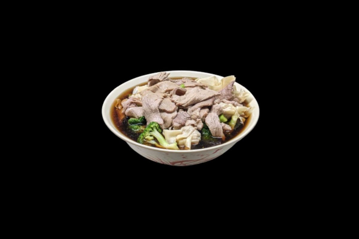 A4. Satay Beef and Wonton Vegetable Noodle Soup