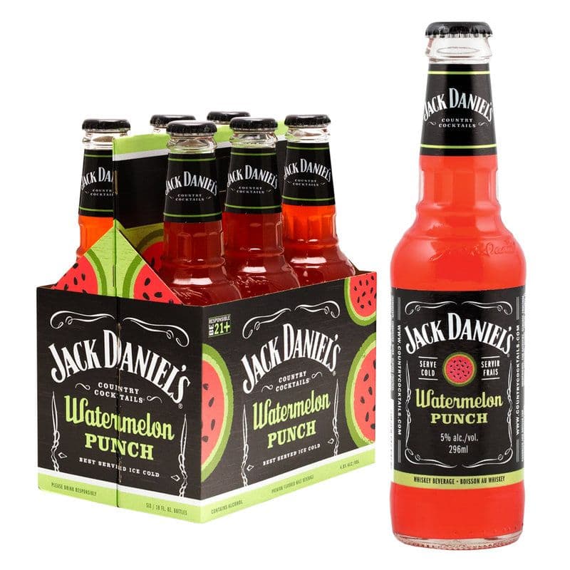 JD Country Cocktails Watermelon Punch Bottles (6 x 330 ml)