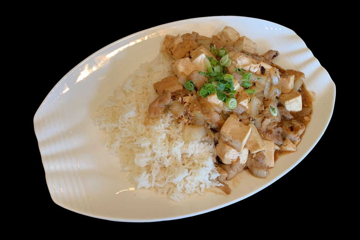 88. Fried Tofu and Chicken with Black Bean Sauce