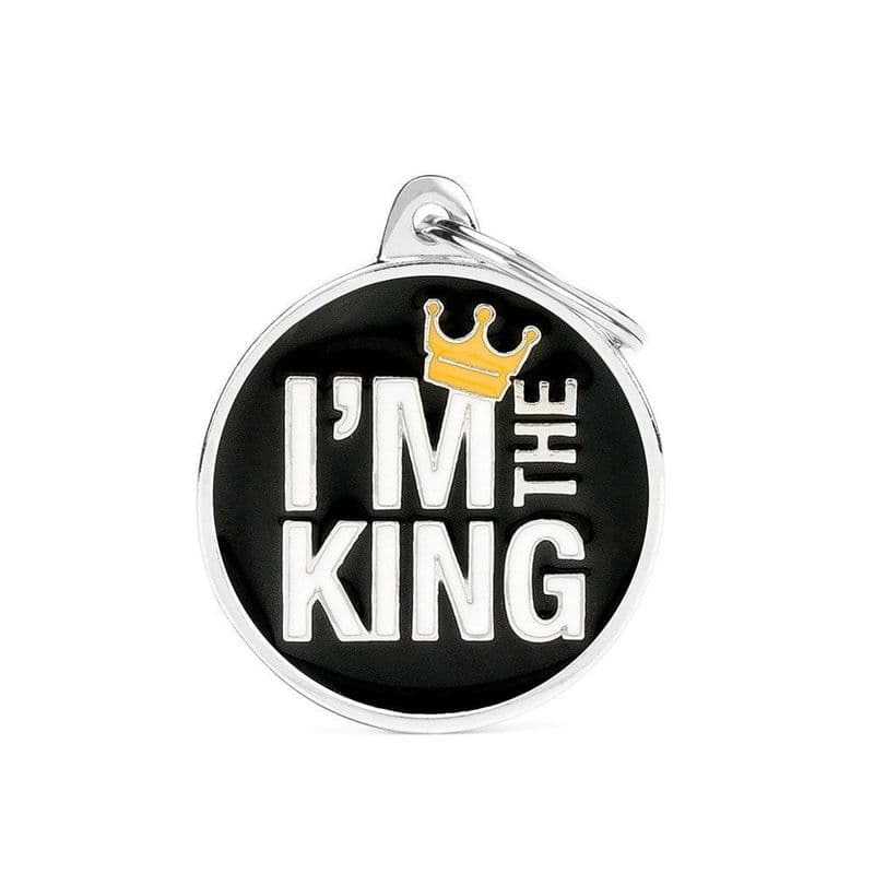 MyFamily I'm The King Engraved Tag