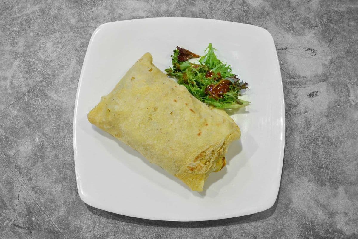 Wrap aux légumes au curry / Curry Veggie Roti