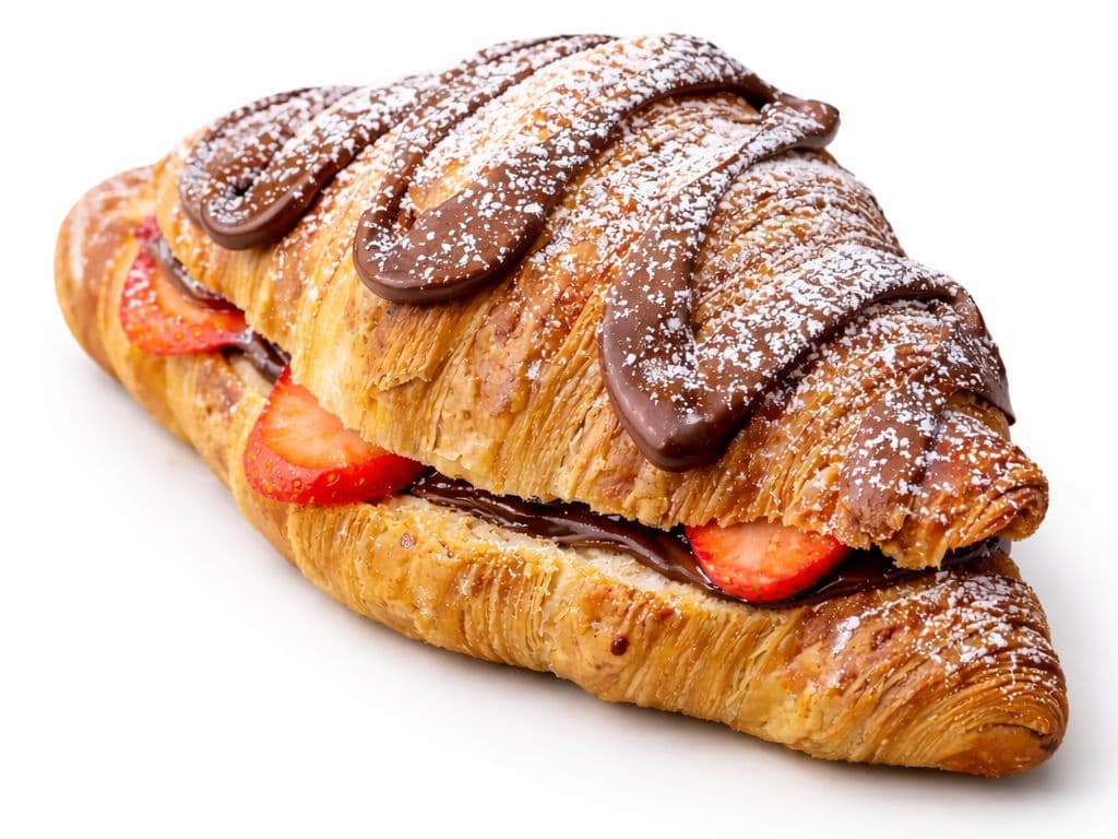 Strawberry & Nutella Croissant