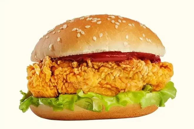 Devil Chicken Burger Combo