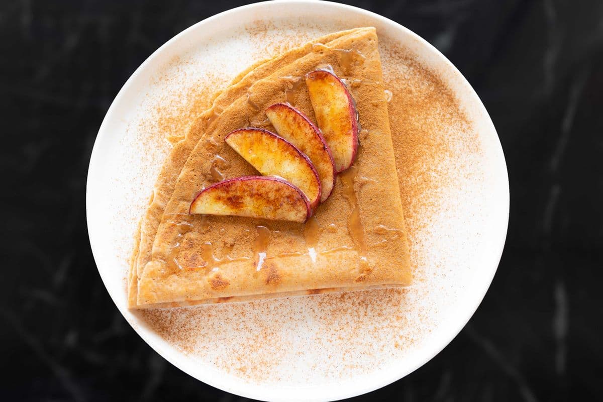 Pomme Canelle Crêpe