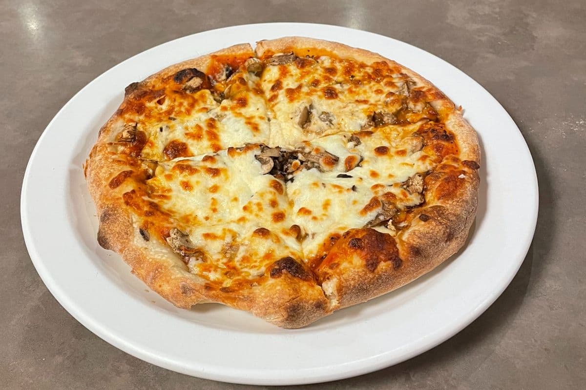 Pizza bambino aux champignons ou aux poivrons