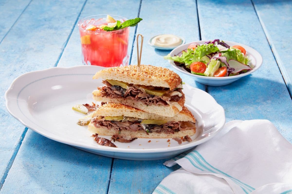 Roasted Beef Grilled Sandwich