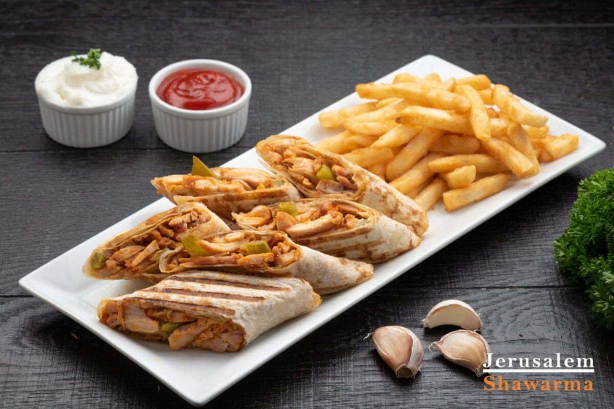 Arabi Style Chicken Shawarma Wrap