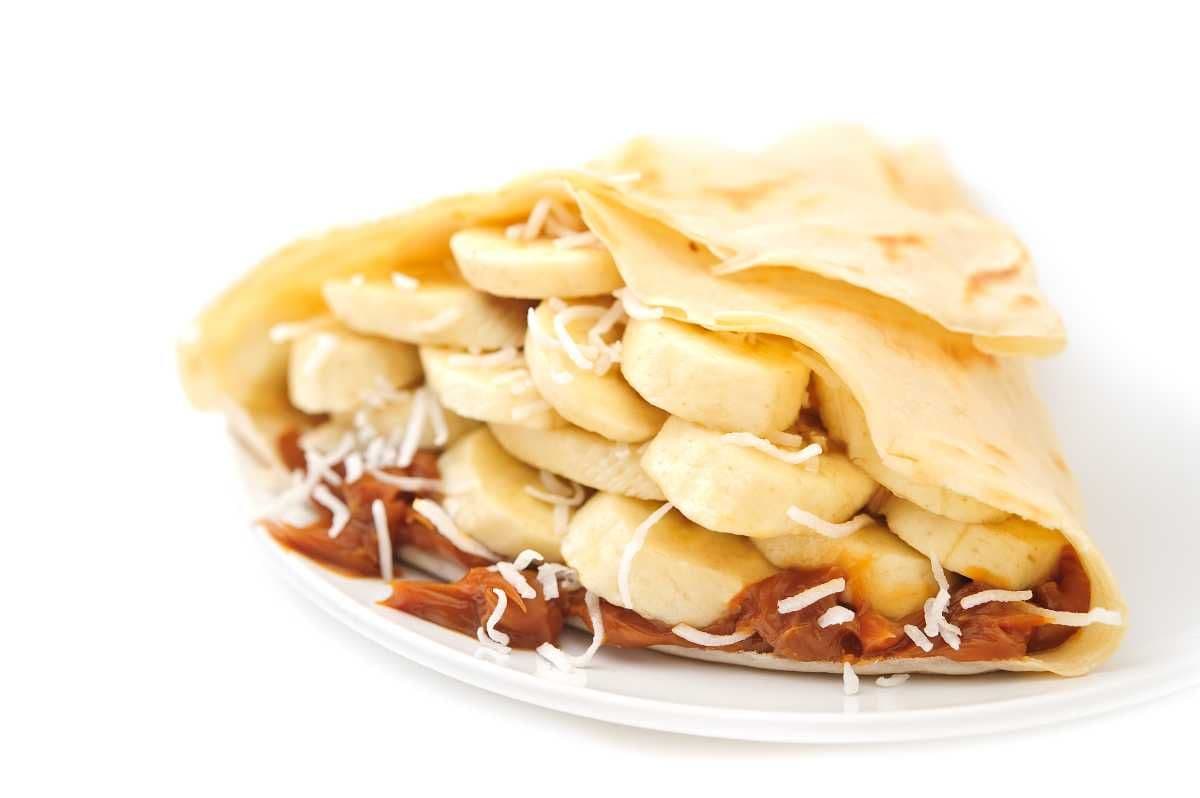 Brulee'd Banana Crepe
