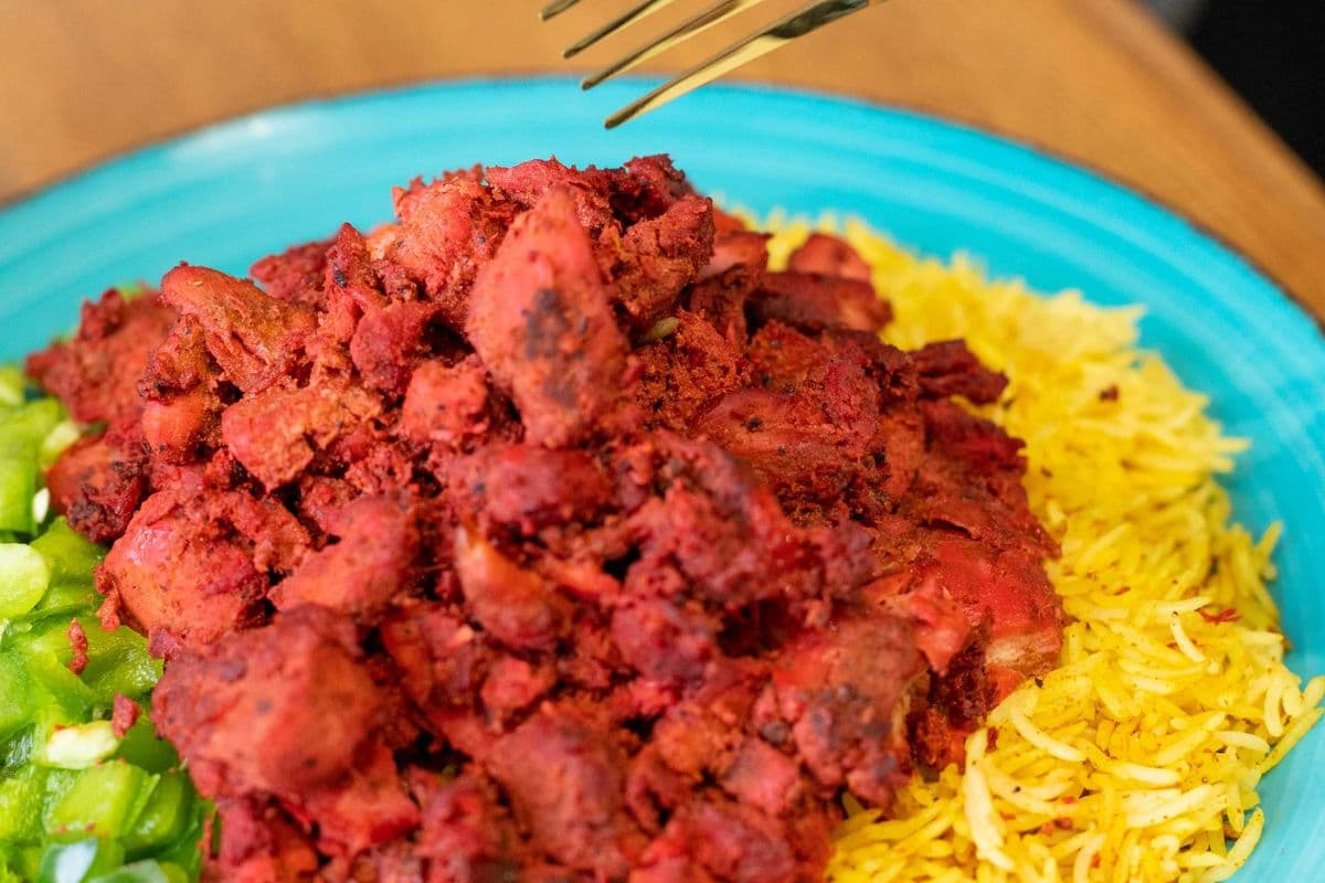 Tandoori Chicken Over Rice