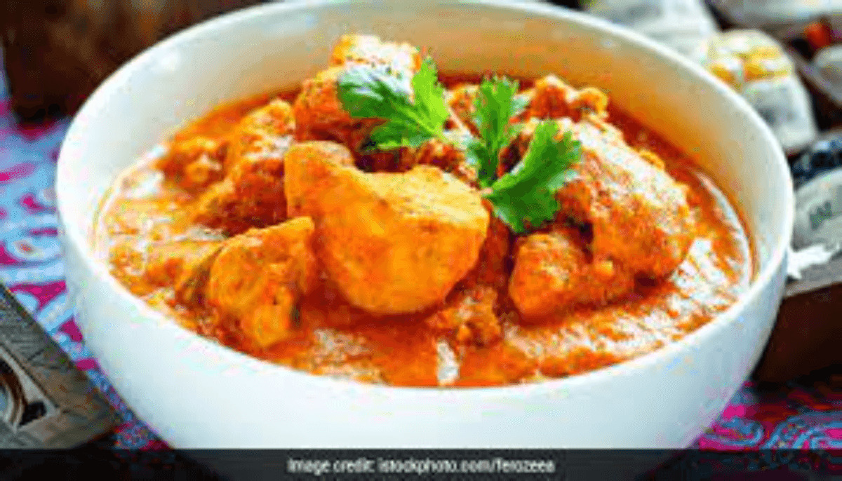 Chicken Curry & a butter naan